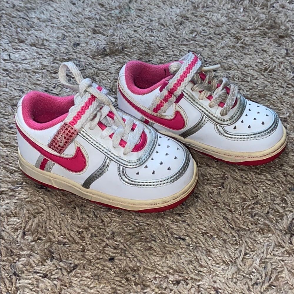 Toddler size 6 Pink Nike Air Force 1s